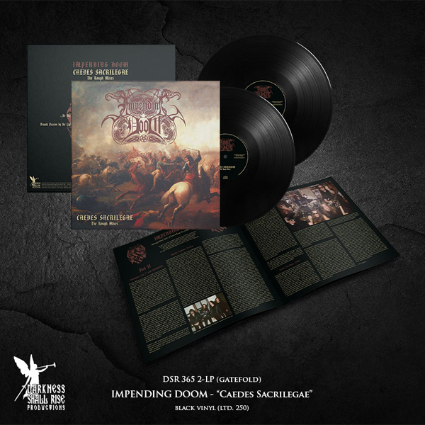 Impending Doom – CAEDES SACRILEGAE (THE ROUGH MIXES) (BLACK VINYL) Vinyl Double Album