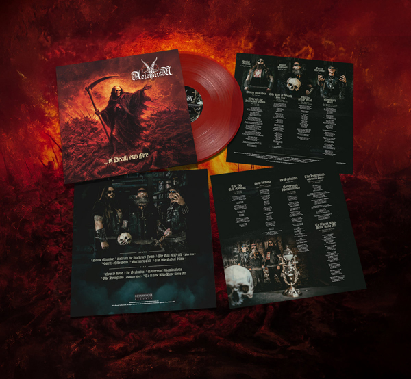 In Aeternum – …OF DEATH AND FIRE (TRANSPARENT RED VINYL) Vinyl LP