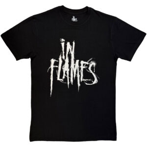 In Flames Logo Mono T-Shirt