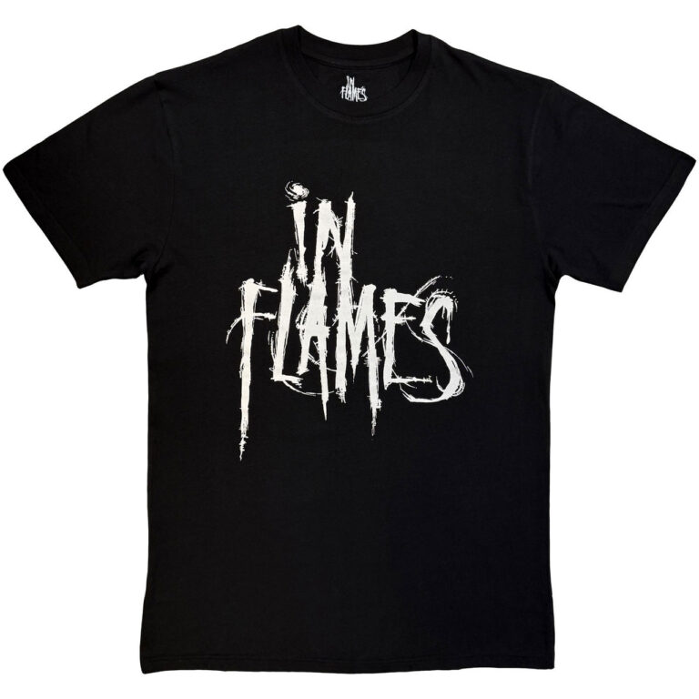 In Flames Logo Mono T-Shirt