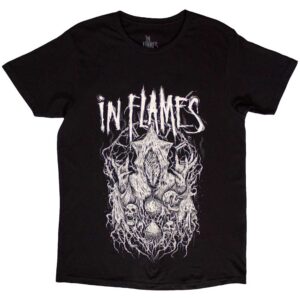 In Flames Buried in Time Black Back Print T-Shirt