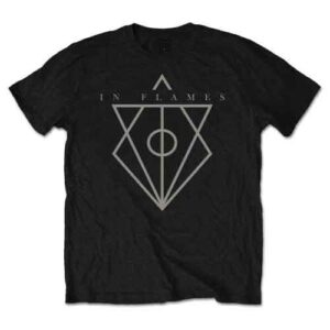 In Flames Jester head Black T-Shirt