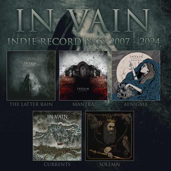 In Vain – INDIE RECORDINGS 2007 – 2024 (5CD) Compact Disc – 5 CD Box Set
