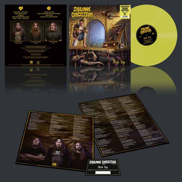 Inhuman Condition – MIND TRAP (PISS YELLOW VINYL) Vinyl LP