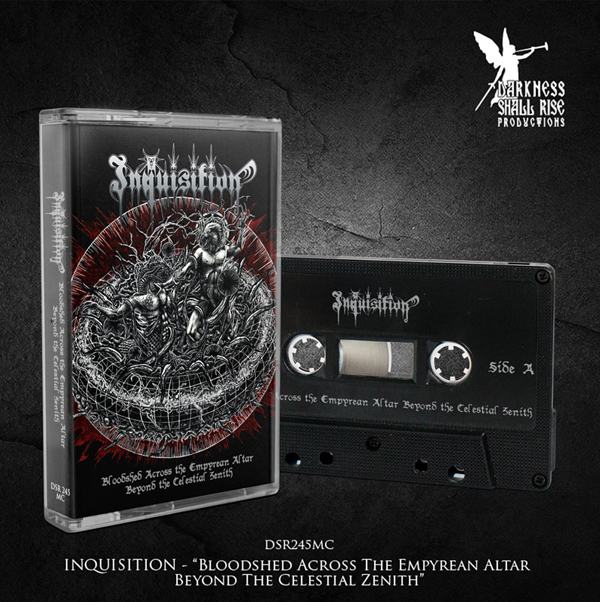 Inquisition – BLOODSHED ACROSS THE EMPYREAN ALTAR BEYOND THE CELESTIAL ZENITH Music Cassette