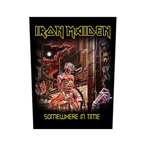 Iron Maiden Somewhere In Time Back Patch