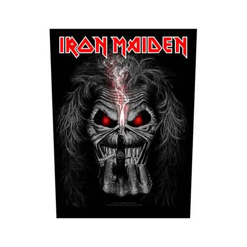 Iron Maiden Eddie Candle Finger Back Patch