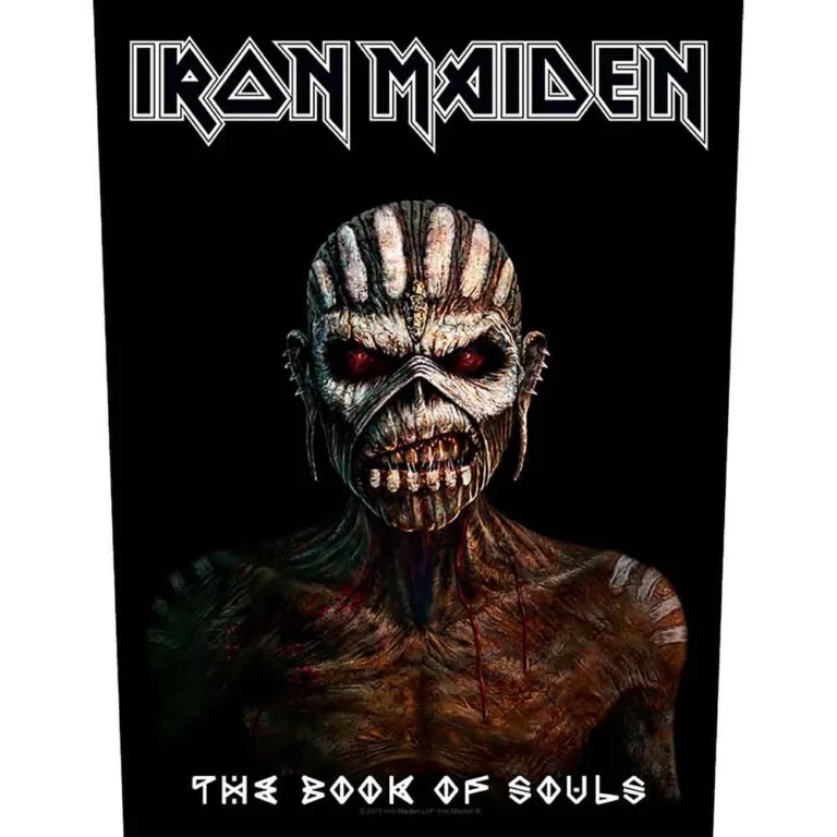 Iron Maiden The Book Of Souls Back Patch