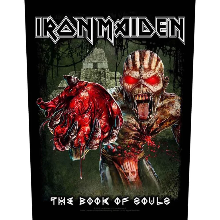 Iron Maiden Eddie’s Heart Back Patch