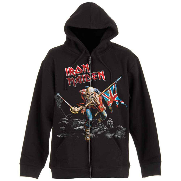 Iron Maiden Scuffed Trooper Zip Hoodie