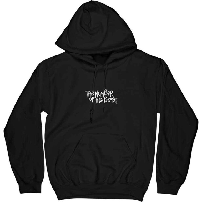 Iron Maiden Number Of The Beast One Colour Pullover Hoodie