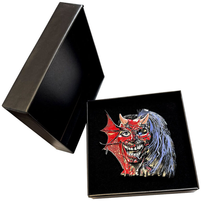 Iron Maiden Purgatory Eddie Large Pin Badge