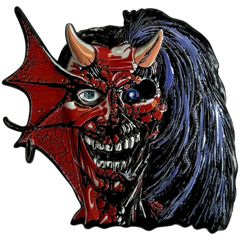Iron Maiden Purgatory Eddie Pin Badge