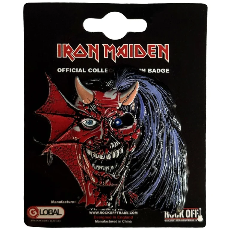 Iron Maiden Purgatory Eddie Pin Badge