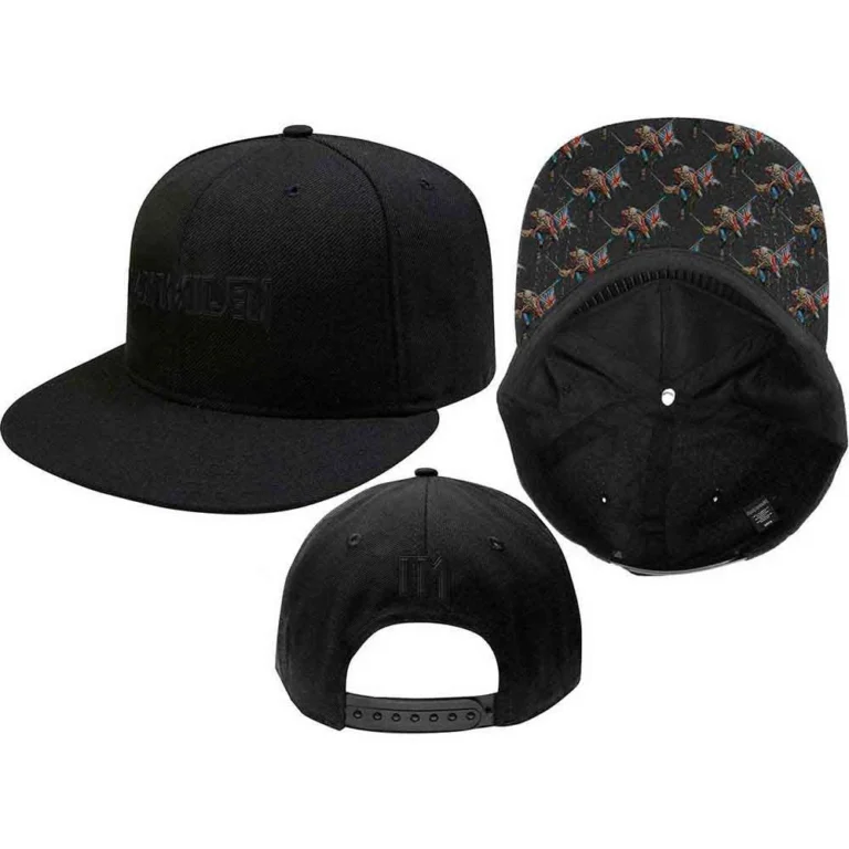 Iron Maiden Logo & Trooper Snapback Cap