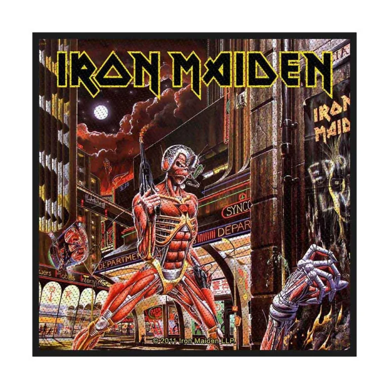 Iron Maiden Somewhere Back In Time Patch