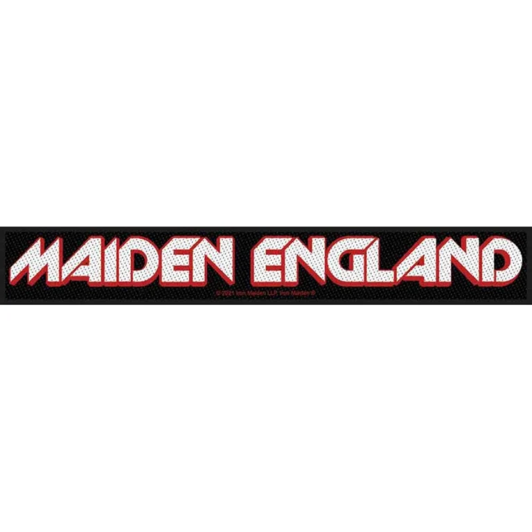 Iron Maiden England Large Strip Patch (200mm x 50mm)
