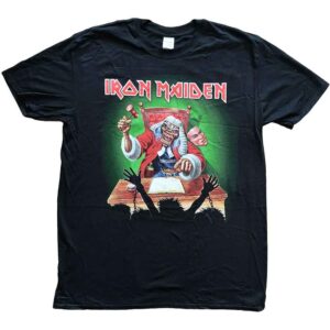 Iron Maiden Deaf Sentence Black Back Print T-Shirt