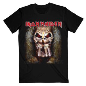 Iron Maiden Eddie Candle Finger Black T-Shirt