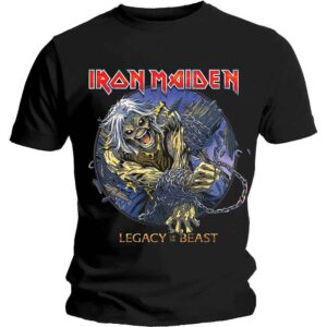 Iron Maiden Eddie Chained Legacy Black T-Shirt