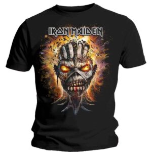 Iron Maiden Eddie Exploding Head Black T-Shirt