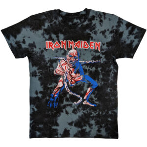 Iron Maiden Eddie Piece Of Mind Black Wash Collection T-Shirt