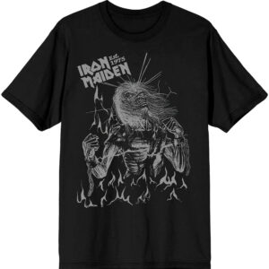 Iron Maiden Est. 1975 Life After Death Flames Black T-Shirt