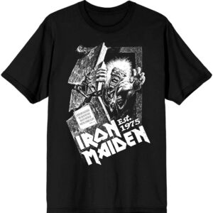 Iron Maiden Est. 1975 No Prayer Grave Black T-Shirt