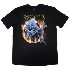 Iron Maiden Fear Live Flames Black T-Shirt
