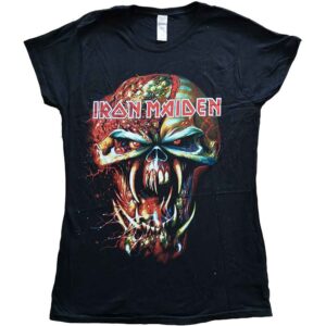 Iron Maiden Final Frontier Black Skinny Fit Ladies T-Shirt