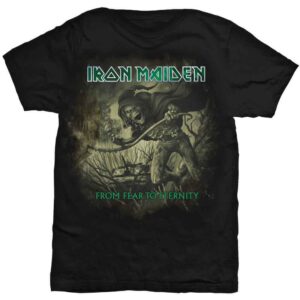 Iron Maiden From Fear To Eternity Distressed Black T-Shirt
