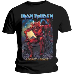 Iron Maiden Legacy of the Beast 2 Devil Black T-Shirt