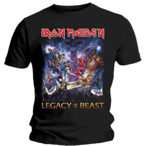 Iron Maiden Legacy of the Beast Black T-Shirt