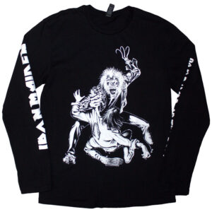 Iron Maiden No Prayer Claw Isolated Black Sleeve Print Long Sleeve T-Shirt