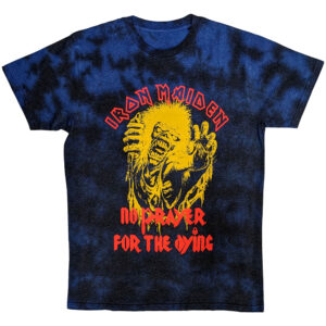 Iron Maiden No Prayer For The Dying Navy Blue Wash Collection T-Shirt