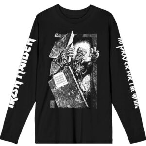 Iron Maiden No Prayer Grave Isolated Black Sleeve Print Long Sleeve T-Shirt