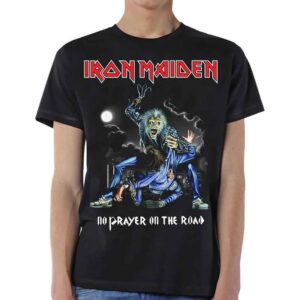 Iron Maiden No Prayer On The Road Black T-Shirt