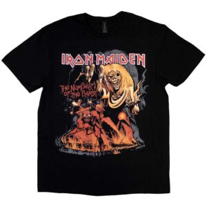 Iron Maiden Number Of The Beast Graphic Black T-Shirt