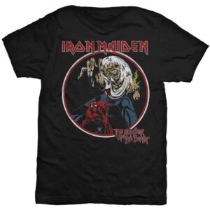 Iron Maiden Number Of The Beast Vintage Black T-Shirt