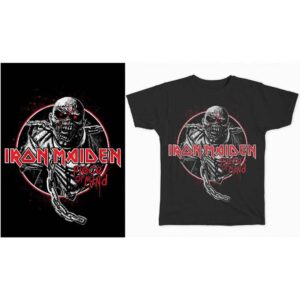 Iron Maiden Piece of Mind Circle Black T-Shirt