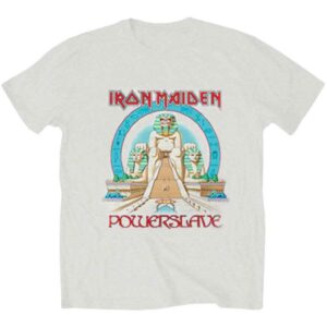 Iron Maiden Powerslave Egypt Heather Grey T-Shirt