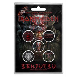 Iron Maiden Senjutsu Badge Pack