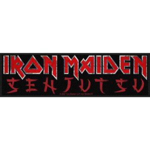 Iron Maiden Senjutsu Logo Large Strip Patch 200mm x 50mm