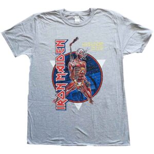 Iron Maiden Somewhere in Time Grey T-Shirt
