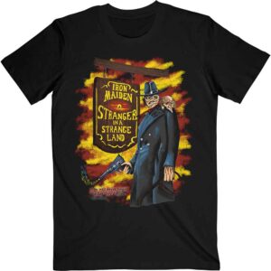 Iron Maiden Stranger In A Strange Land Black Back Print T-Shirt