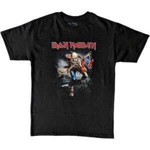 Iron Maiden Trooper Black Kids T-Shirt