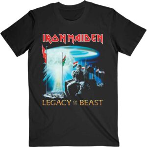 Iron Maiden Two Minutes to Midnight Black Back Print T-Shirt