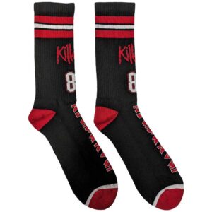 Iron Maiden Unisex Killers '81 Black UK Size 7 - 11 Ankle Socks