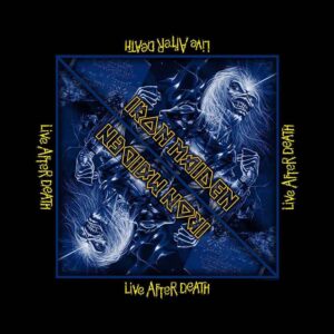 Iron Maiden Unisex Live After Death Black Bandana