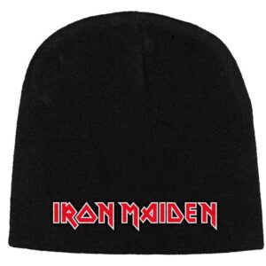 Iron Maiden Unisex Logo 1 Black Beanie Hat